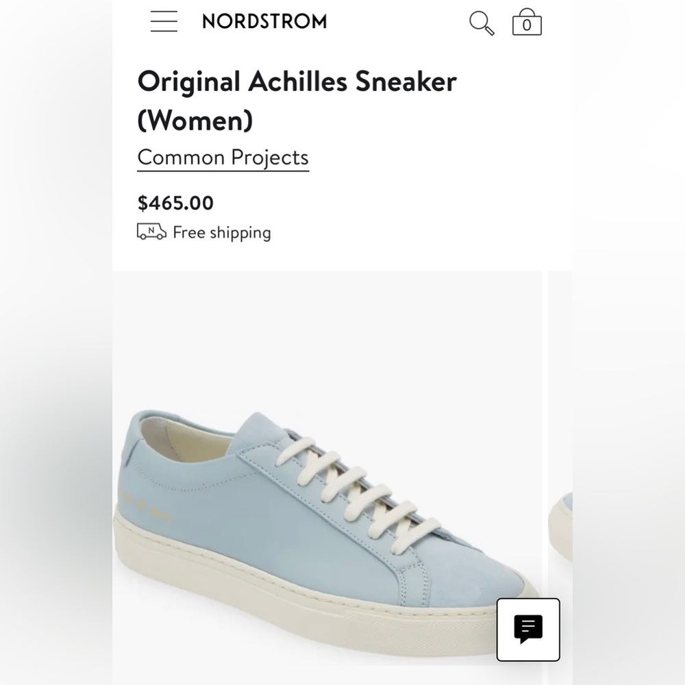 Leather Achilles Sneaker - Common Project